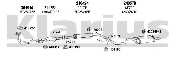 KLARIUS 790089E Система випуску ОГ