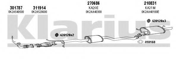 KLARIUS 500021E Система випуску ОГ