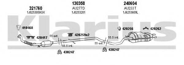 KLARIUS 790261E Система випуску ОГ
