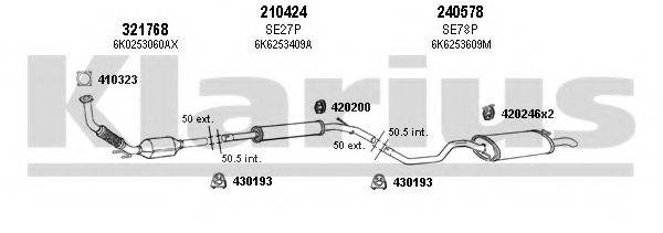 KLARIUS 790269E Система випуску ОГ