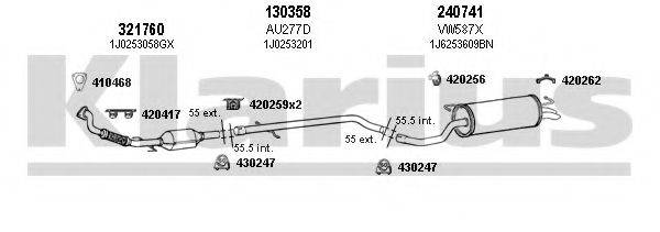 KLARIUS 940553E Система випуску ОГ