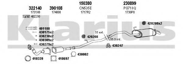 KLARIUS 630790E Система випуску ОГ