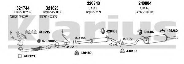 KLARIUS 790251E Система випуску ОГ