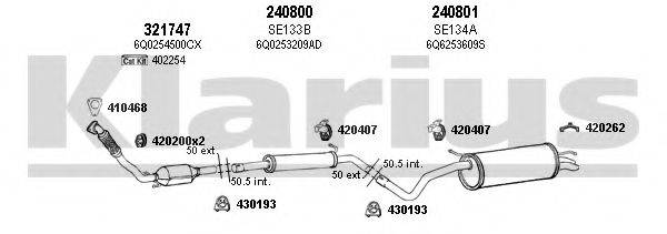 KLARIUS 790258E Система випуску ОГ