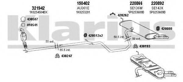 KLARIUS 790230E Система випуску ОГ