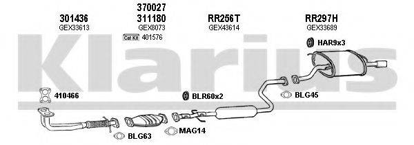 KLARIUS 120279U Система випуску ОГ