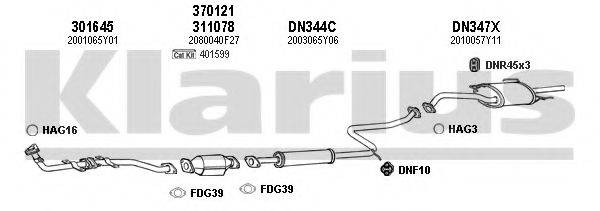 KLARIUS 270248U Система випуску ОГ
