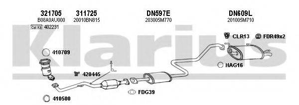 KLARIUS 270490U Система випуску ОГ