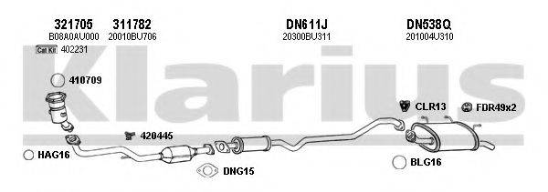 KLARIUS 270500U Система випуску ОГ