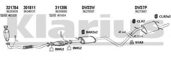 KLARIUS 310045U Система випуску ОГ