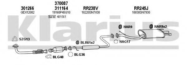 KLARIUS 420098U Система випуску ОГ