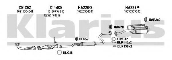 KLARIUS 420153U Система випуску ОГ