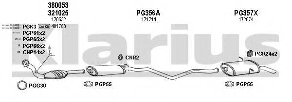 KLARIUS 630239U Система випуску ОГ