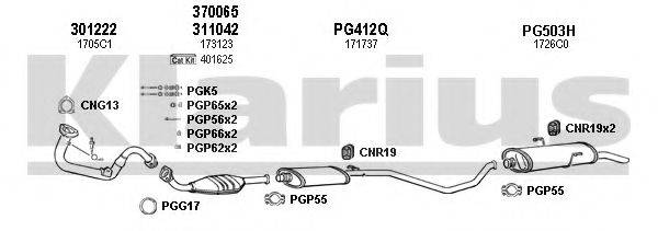 KLARIUS 630322U Система випуску ОГ