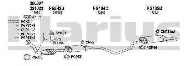KLARIUS 630352U Система випуску ОГ