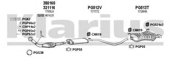 KLARIUS 630461U Система випуску ОГ