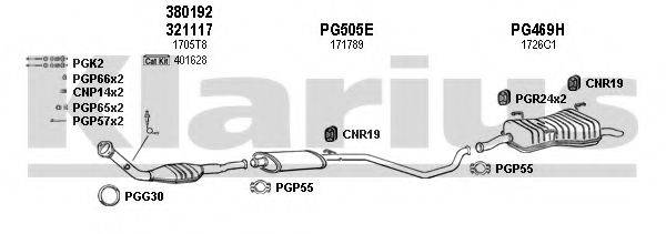 KLARIUS 630470U Система випуску ОГ
