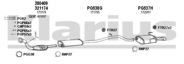 KLARIUS 630509U Система випуску ОГ
