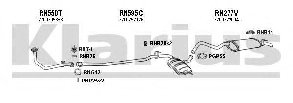 KLARIUS 720357U Система випуску ОГ