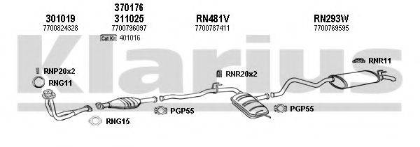 KLARIUS 720365U Система випуску ОГ