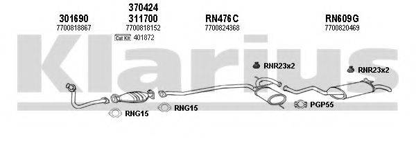 KLARIUS 720628U Система випуску ОГ