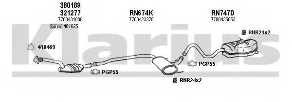 KLARIUS 720817U Система випуску ОГ