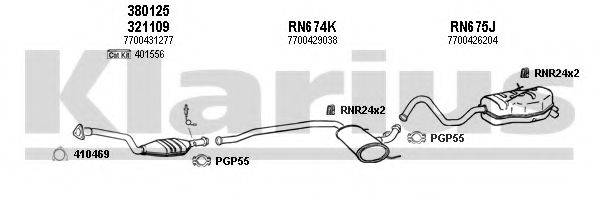 KLARIUS 720831U Система випуску ОГ