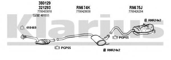 KLARIUS 720833U Система випуску ОГ