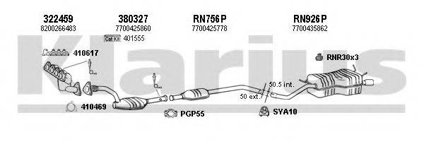 KLARIUS 720976U Система випуску ОГ
