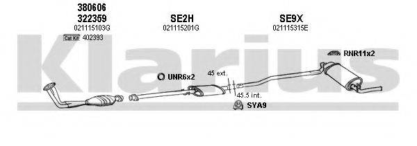 KLARIUS 790020U Система випуску ОГ