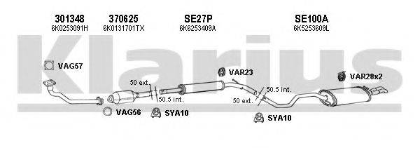 KLARIUS 790135U Система випуску ОГ