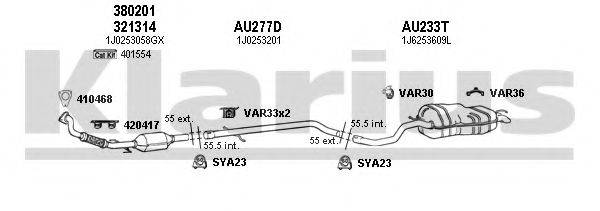 KLARIUS 790183U Система випуску ОГ