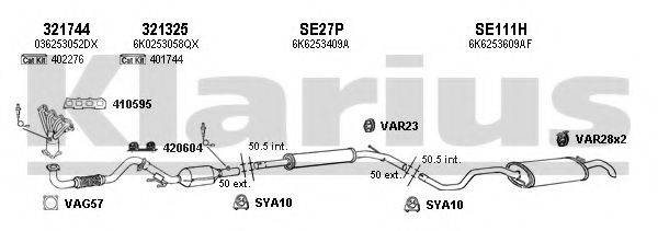 KLARIUS 790220U Система випуску ОГ