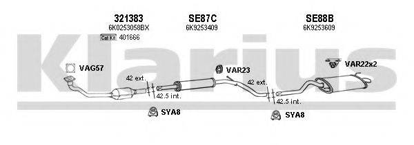 KLARIUS 790243U Система випуску ОГ
