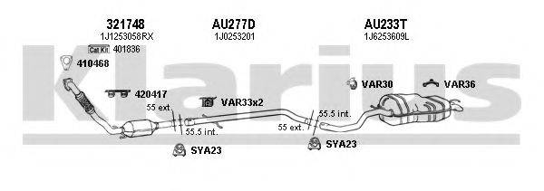 KLARIUS 790259U Система випуску ОГ