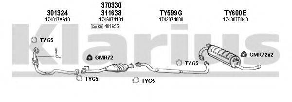 KLARIUS 900397U Система випуску ОГ
