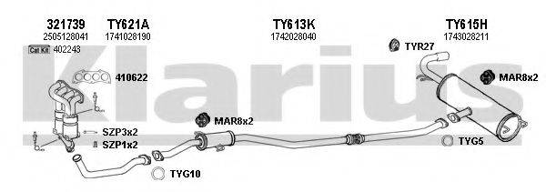 KLARIUS 900415U Система випуску ОГ