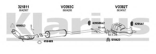 KLARIUS 960347U Система випуску ОГ