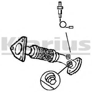 KLARIUS 301844 Труба вихлопного газу