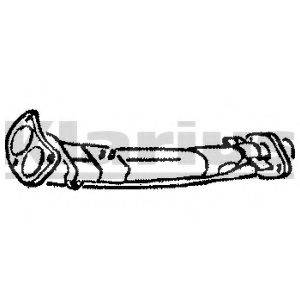 KLARIUS HA78B Труба вихлопного газу