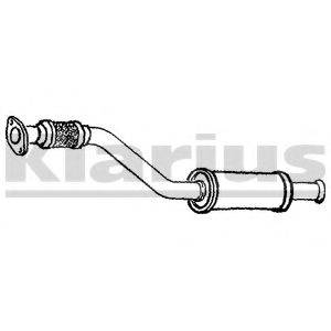 KLARIUS RN864G Середній глушник вихлопних газів