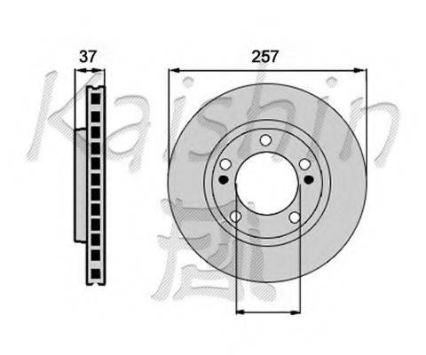 KAISHIN CBR061 гальмівний диск