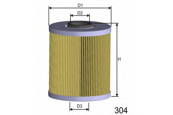 MISFAT F686 Паливний фільтр