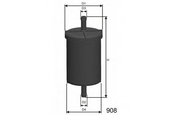 MISFAT E718 Паливний фільтр