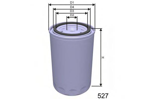 MISFAT Z152B Масляний фільтр