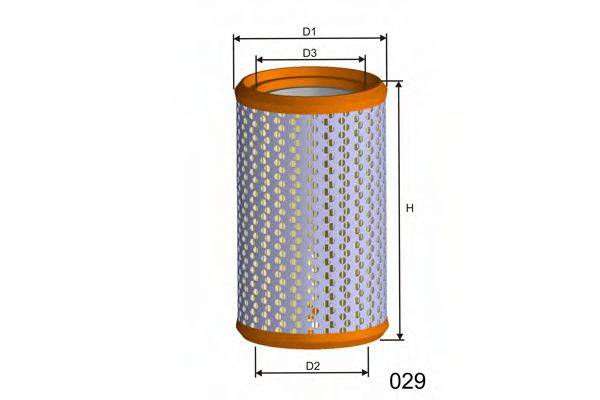 MISFAT R228 Повітряний фільтр