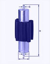 UNICO FILTER FI6210 Паливний фільтр