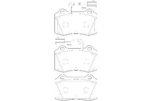 WAGNER WBP21381A Комплект гальмівних колодок, дискове гальмо