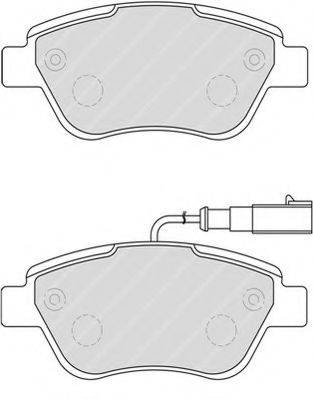 WAGNER WBP23705C Комплект гальмівних колодок, дискове гальмо