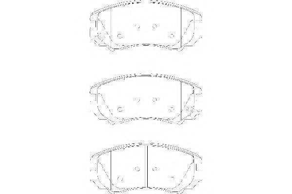 WAGNER WBP23891A Комплект гальмівних колодок, дискове гальмо